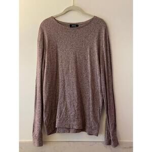 A.P.C. Brick Crewneck Pullover Sz XL